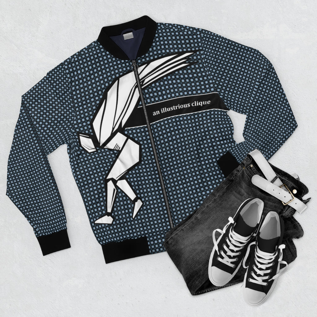 AIC'S Oxford Blue Bomber Jacket